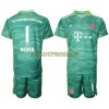 Original Trikotsatz FC Bayern München Manuel Neuer 1 Torwart Ausweichtrikot 2021-22 Für Kinder